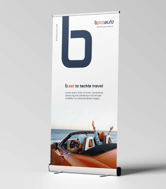 bproauto roll up poster